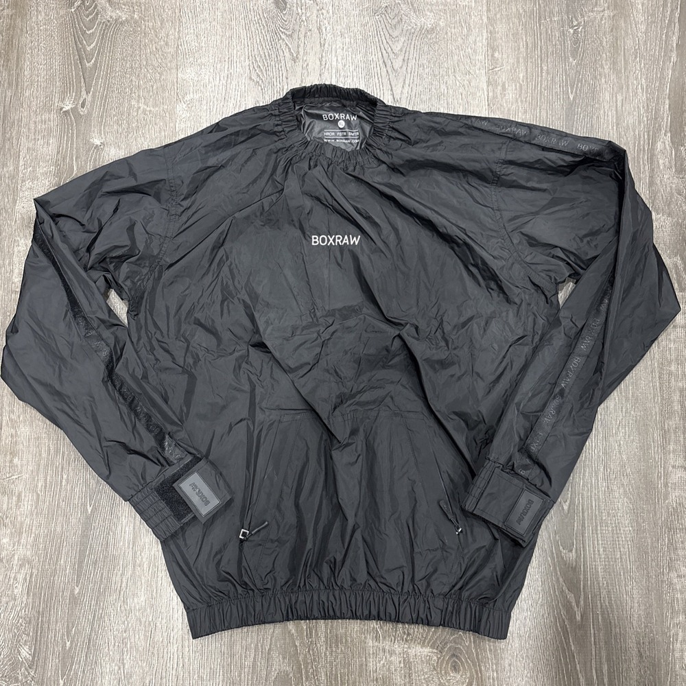 BoxRaw Sauna Suit Pullover Shirt Top Weight Loss Sweat Suit Training Men's XL